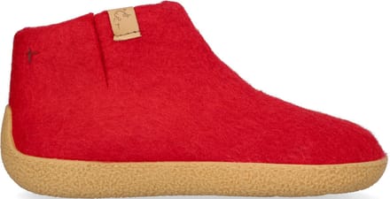 Tofvel - Rabara Maha Wolvilt Pantoffels Red - Maat 38