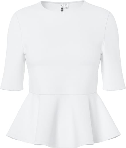 PIECES - PCALISA SS PEPLUM TOP JRS NOOS BC - Meisjes - Blouses