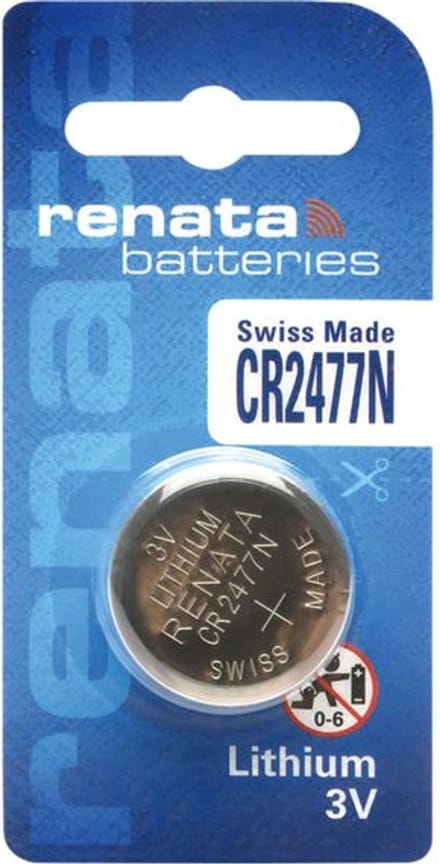 Renata CR2477N 3V Lithium Knoopcel Batterij 6 Stuks