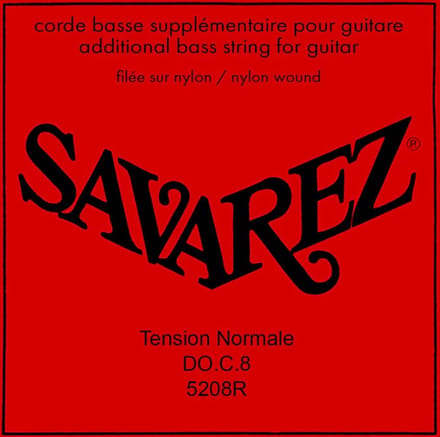 Savarez 5208-R C-8 snaar, rectified nylon, additional snaar for classic guitars