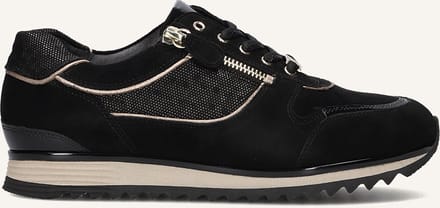 Hassia Porto Sneakers - Suède - Dames - Zwart - Maat 41