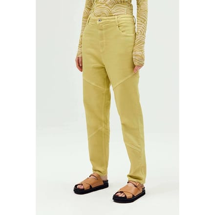 Humanoid Charlee Light Moss Maat: S | Straight Jeans Outlet | Dames | Geel