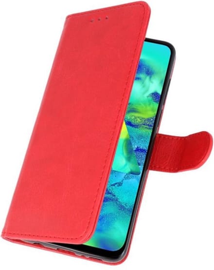 Hoesje Geschikt voor iPhone 11 Pro - Kaarthouder Book Case Telefoonhoesje - Rood
