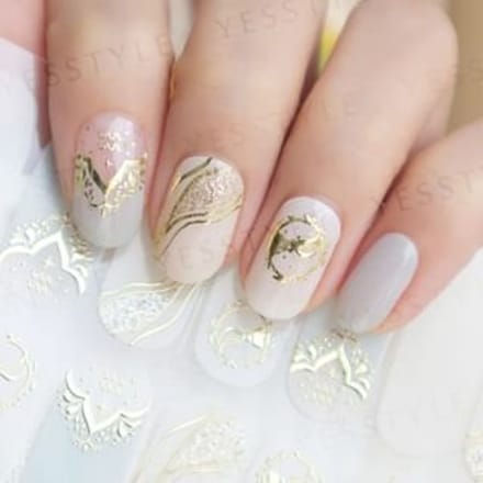 Lunacaca - Aquarius Constellation Nail Art Stickers 24 pcs