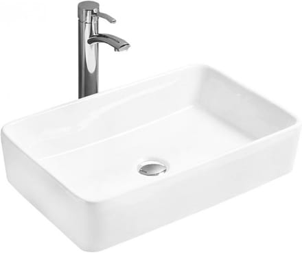 Mexen Catia opbouwwastafel 61 x 41 cm, wit - 21316100