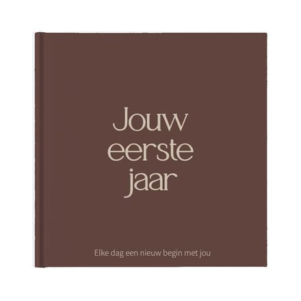 Writemoments Baby boek eerste jaar - 0-1 jaar - Bruin