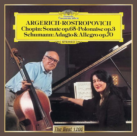 Mstislav Rostropovich, Martha Argerich - Chopin: Cello Sonata; Polonaise / Schumann: Adagio (CD)