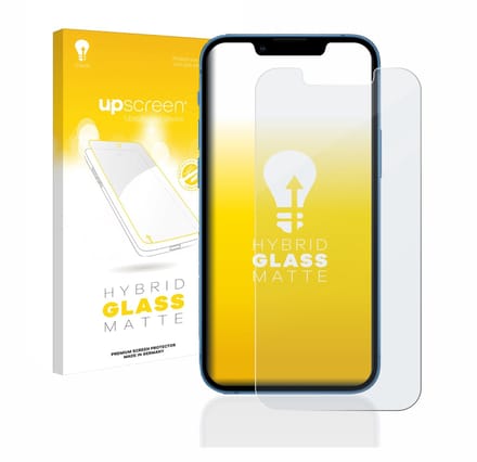 upscreen - Screenprotector voor Apple iPhone 13 mini - Folie Beschermfolie Beschermglas matte