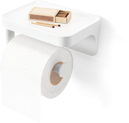 Umbra Flex zelfklevende toiletrolhouder en legplank