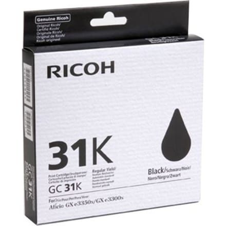 Ricoh GC-31K gelcartridge zwart (origineel)