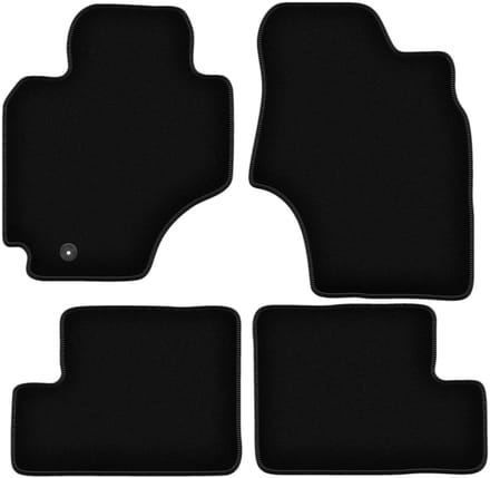 BASIC zwarte veloursmatten voor: Toyota RAV4 II SUV 5-deurs (2000-2003)
