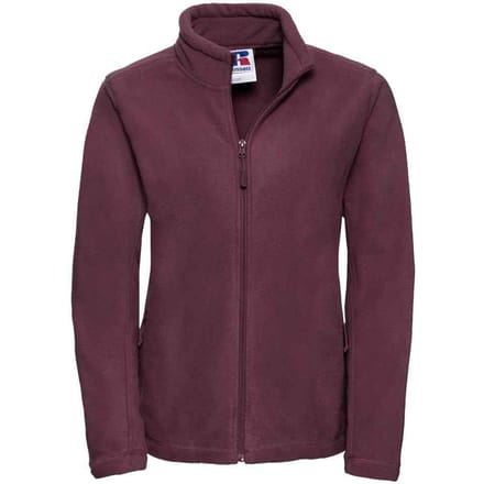 Russell Dames/Dames Outdoor Fleecejack (Bourgondië)