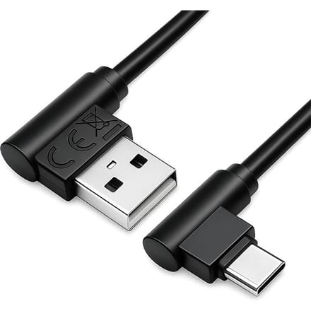Qoltec USB Type C-kabel mannelijk |   USB 2.0 A mannelijk |   1m