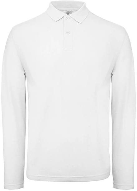 Polo met lange mouwen B&C ID.001 LSL