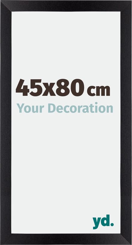 Your Decoration - Fotolijst 45x80 cm - MDF - Zwart Mat - Mura