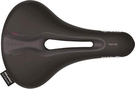 Terry zadel Fisio Flex gel dames zwart - ZDT262