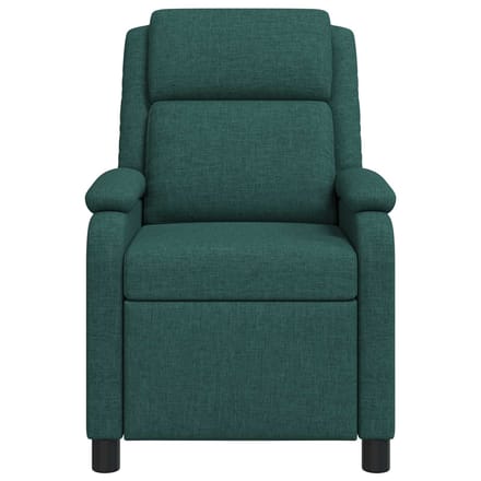 vidaXL - Recliner - Donkergroen - Stof
