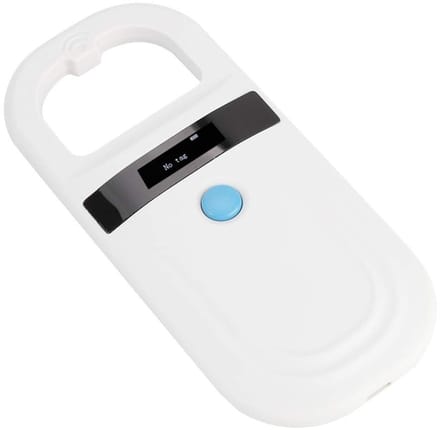 Dailygoody - Universele Microchip - Oplaadbare Animal Chip ID Scanner - Compact en gebruiksvriendelijk - Wit - Honden Microchip - Dierenidentificatie ...