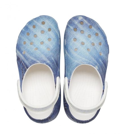 Crocs Classic Cutie Denim Clog Wit/Multi Maat 34/35 US J3