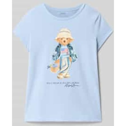 regular fit T-shirt van puur katoen met Polo Bear