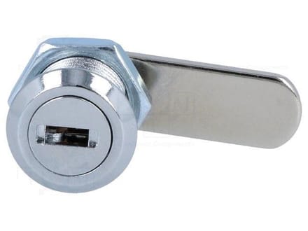 Brievenbus slot - Ø12mm / 23mm - twee sleutels