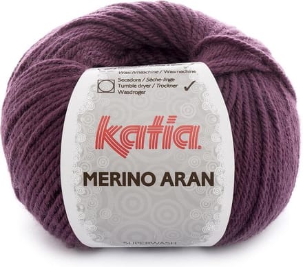 Katia Merino Aran - 78 paars - Merinogaren