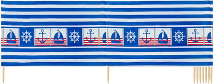 Garronda Strand Windscherm Met Stokken - Windscherm Strand – Windscherm – Camping – LA-EX-Wb-12m