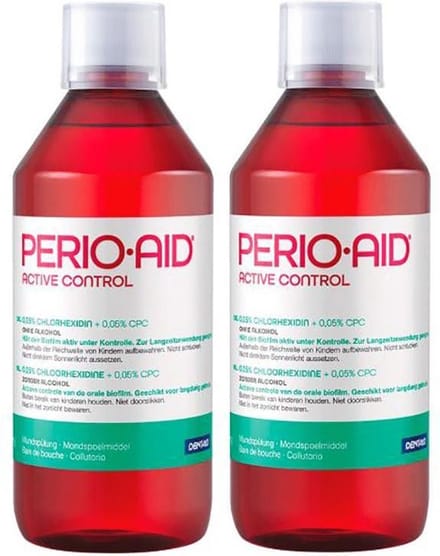 Perio Aid Active Control mondspoelmiddel 2x500ml