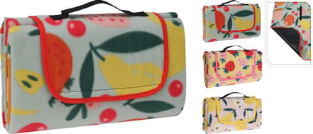 Picknickdeken Fruit, 130x150cm - Picknickdeken - picknickkleed - picknick kleed