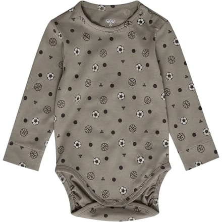 Baby romper met lange mouwen Hummel imprimé