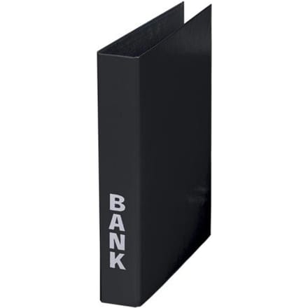 PAGNA Bankordner, PP Karton, Rückenbreite 52 mm,  DIN A4, schwarz