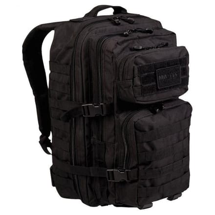 US Assault pack 20 L Zwart small
