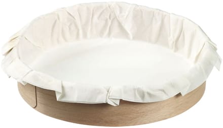 House of Marie Bakring Hout met Bakpapier Ø20cm set/3