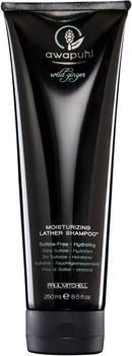 Paul Mitchell Awapuhi Wild Ginger Moisturizing Lather Shampoo - 100 ml- Normale shampoo - Voor Gekleurd haar -