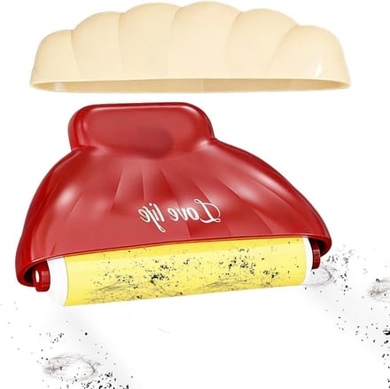 Mini Pluisroller - Haarverwijderaar Kleding - Kleding Reinigen - Wasbaar en Herbruikbaar - 6x7x8 cm - Rood