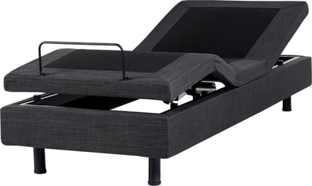 DUKE - Eenpersoonsbed - Donkergrijs - 80 x 200 cm - Polyester