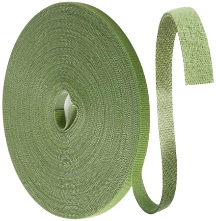 Dailygoods- Plantenbinders 25 M - Klittenbandsluiting - Kabelbinders - Klimhulp Voor Planten - Hersluitbaar - 10 Mm Dikte - Bindband