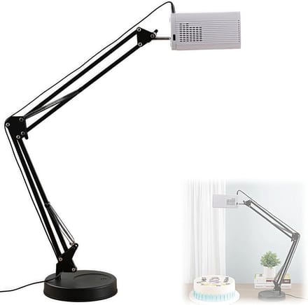 Kunsttekenprojector - Tekentafel projector - Afbeeldingen projecteren - Instelbare beeldgrootte - 18x13cm tot 220x125cm - Wit