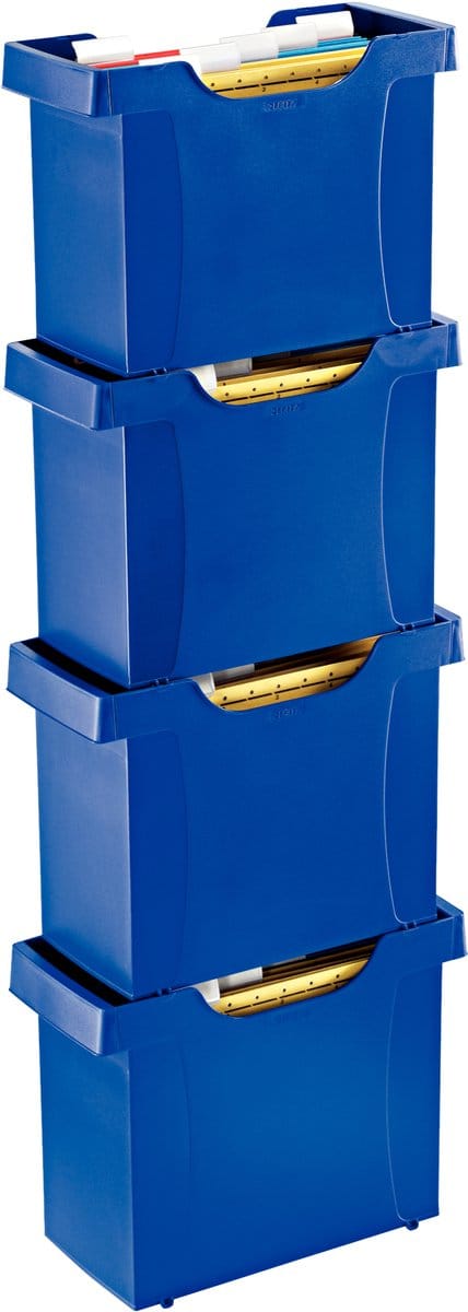 Leitz Hangmappencassette Plus blauw met hangmap