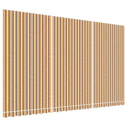 vidaXL - Vervangingsdoek - voor - luifel - 600x350 - cm - polyester - meerkleurig