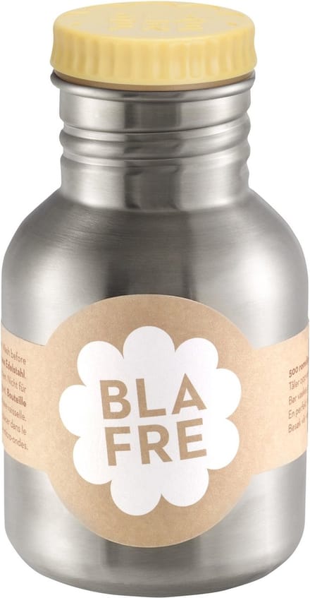 Blafre | Roestvrijstalen Drinkfles 300ml Lichtgeel