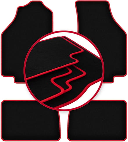 CARLUX-RED automatten voor: Honda Civic IV hatchback (1987-1991)