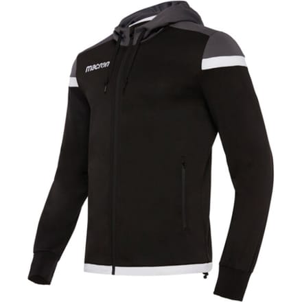 Macron EADESY FULL ZIP HOODY BLK/WHT 81490901