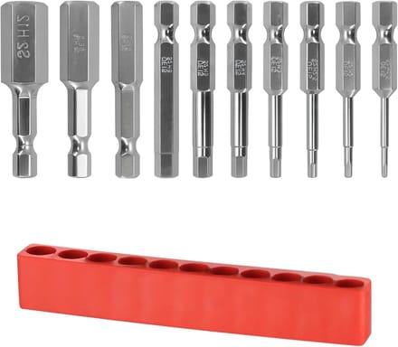 Schroevendraaier Bits Set - Inbussleutel Boor Set - Klus Werk - Magnetisch Ontwerp - 50mm - Zilver