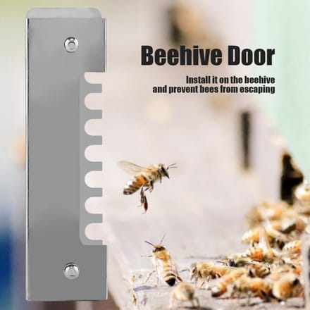 5pcs Entrée de Ruche Porte d'Entrée Anti-Évasion Outil Équipement Apiculture gray