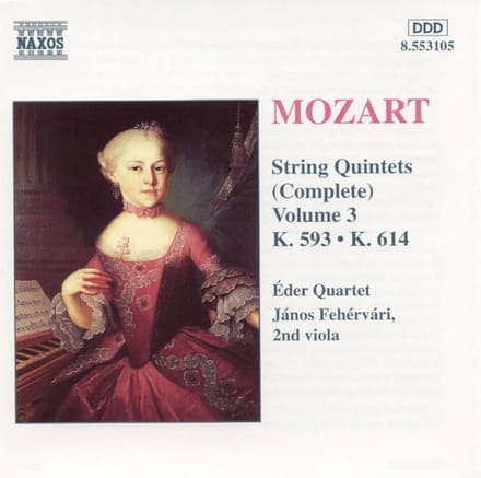 Eder Quartet - Mozart: String Quintets 3 (CD)