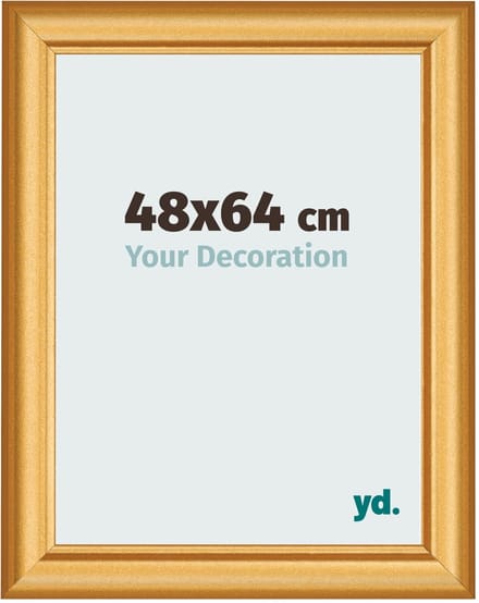 Your Decoration - Fotolijst 48x64 cm - MDF - Goud Mat - Lazio