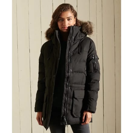 Superdry - Expedition parka van microvezel - Dames - Gewatteerde jassen