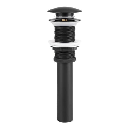 Dailygoods- Afvoerstopper Gloednieuw - Afvoerstop - Messing - Push/Pop-up - Zonder Overloop - Afmetingen 22x3cm - Afvoerplug
