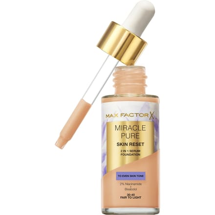 Max Factor Miracle Pure Skin Revival Serumfoundation 30 ml (Verschillende Tinten) - 30-40 Fair to Light